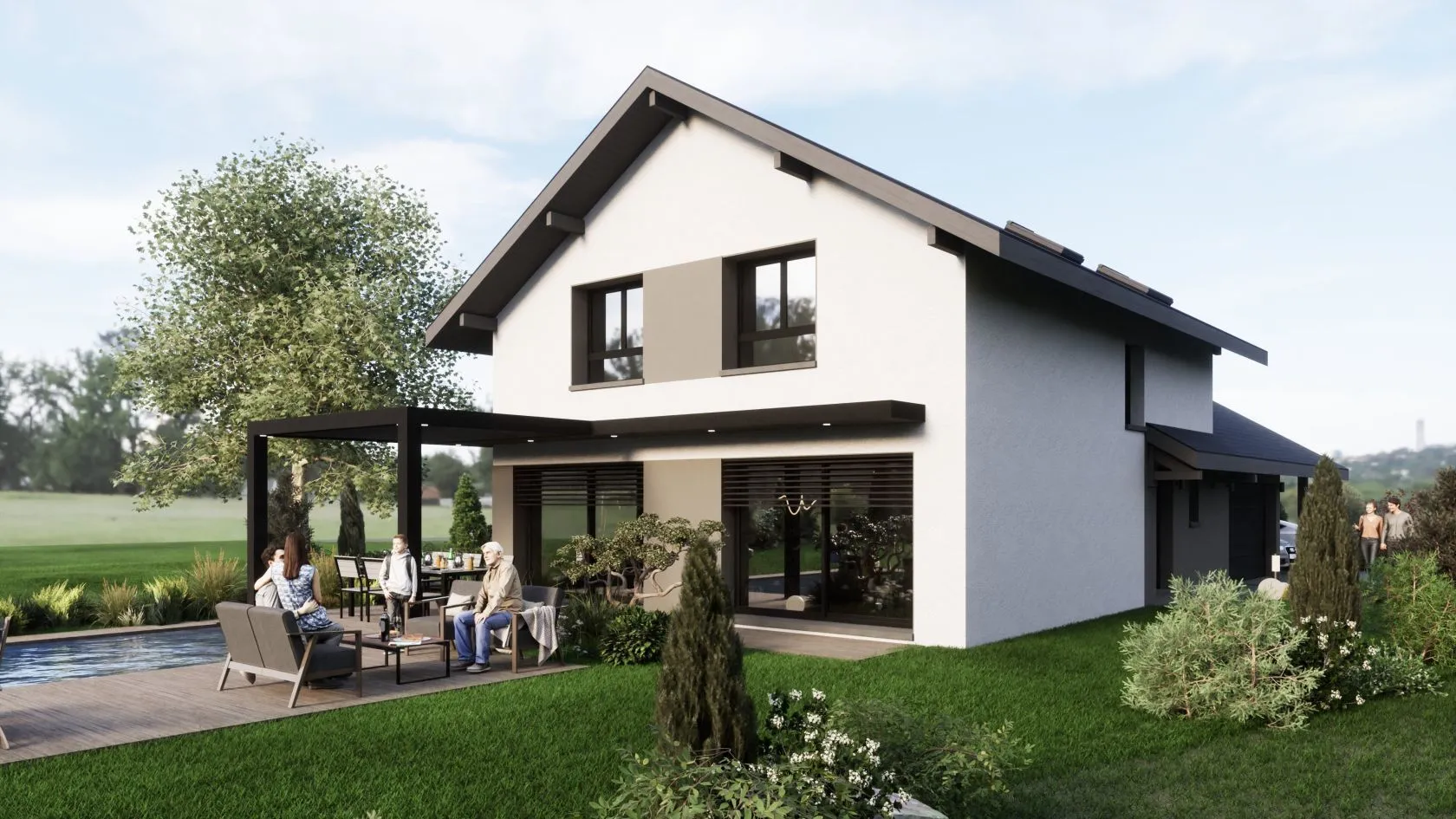 Maison neuve 100 m² à Chaumont (74270)