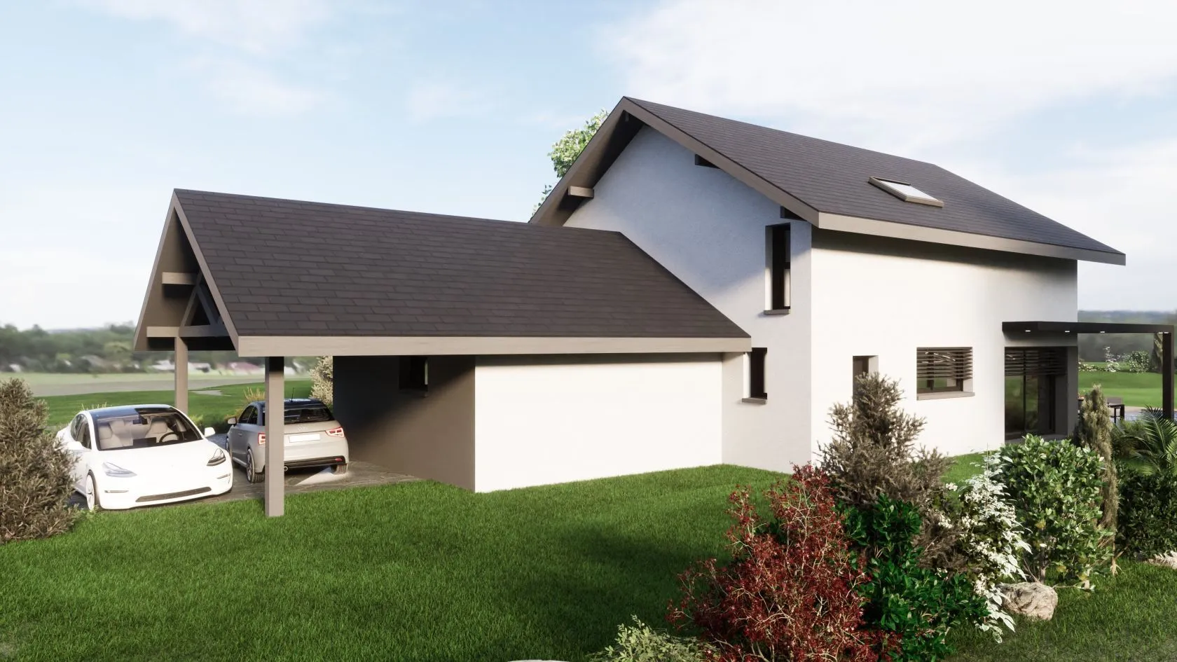 Maison neuve 100 m² à Chaumont (74270)
