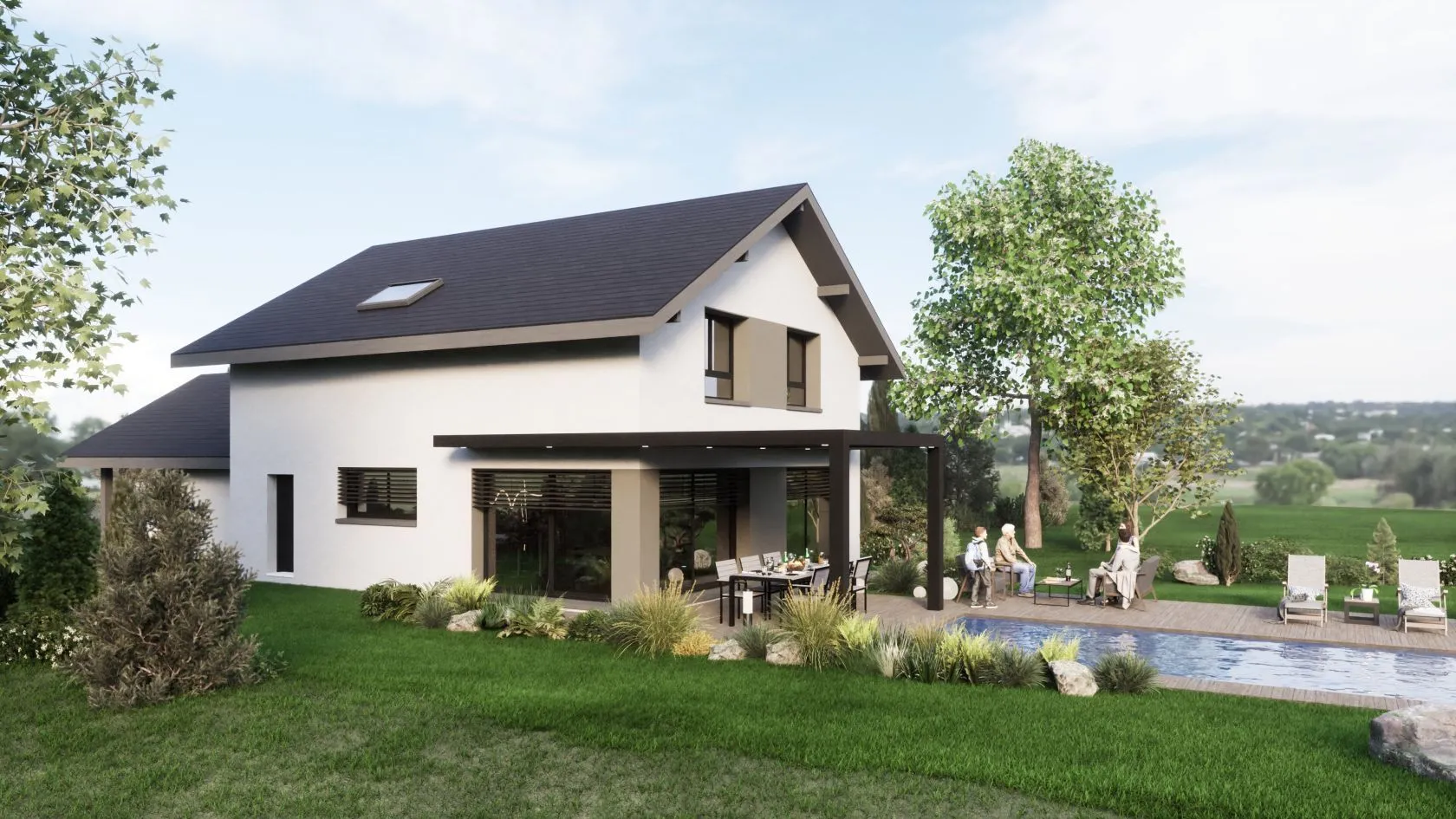 Maison neuve 100 m² à Chaumont (74270)