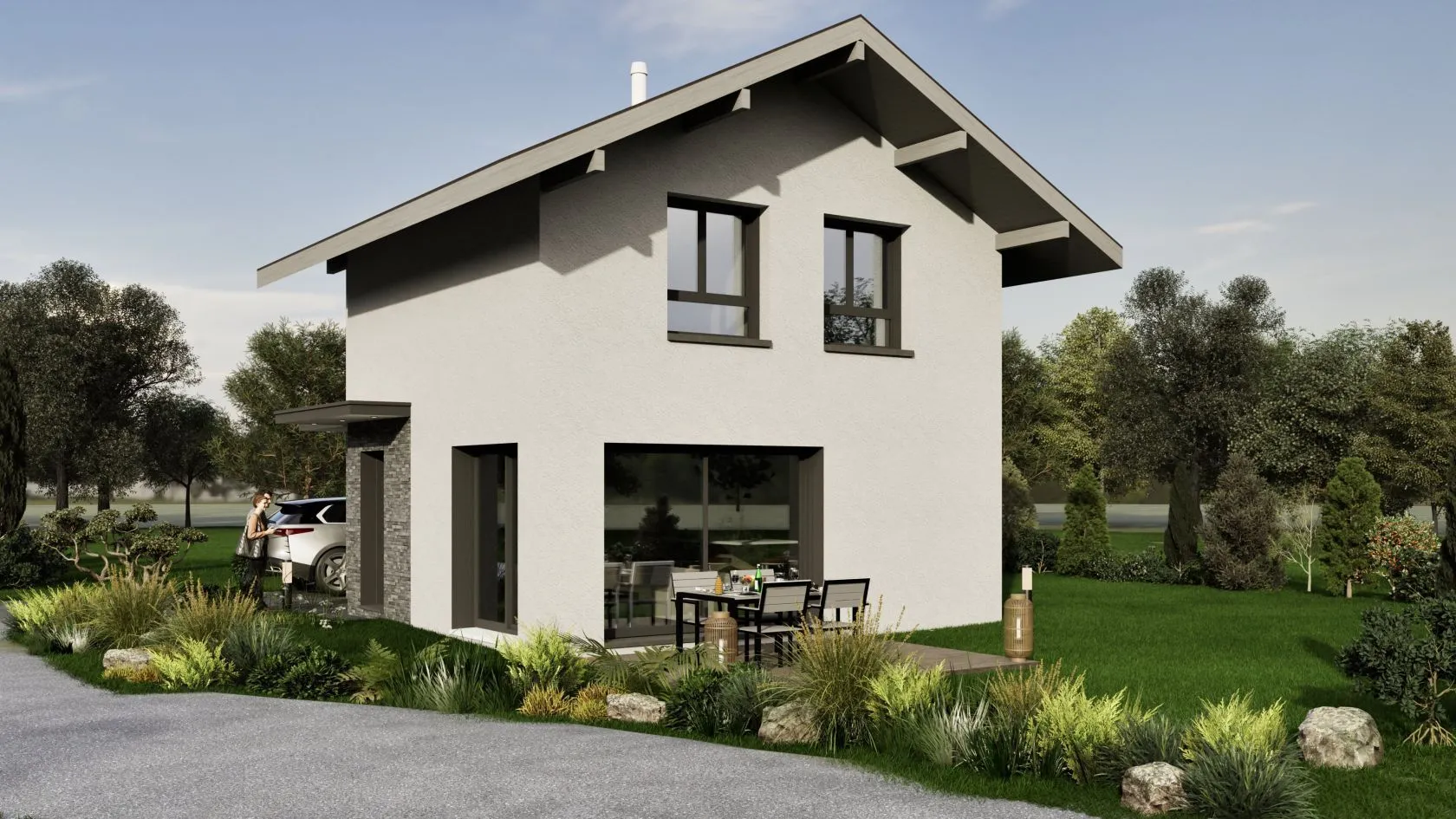 Maison neuve 90 m² à La Balme-de-Thuy (74230)