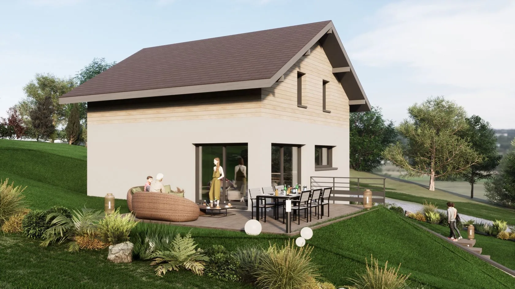 Maison neuve 102 m² à Serraval (74230)