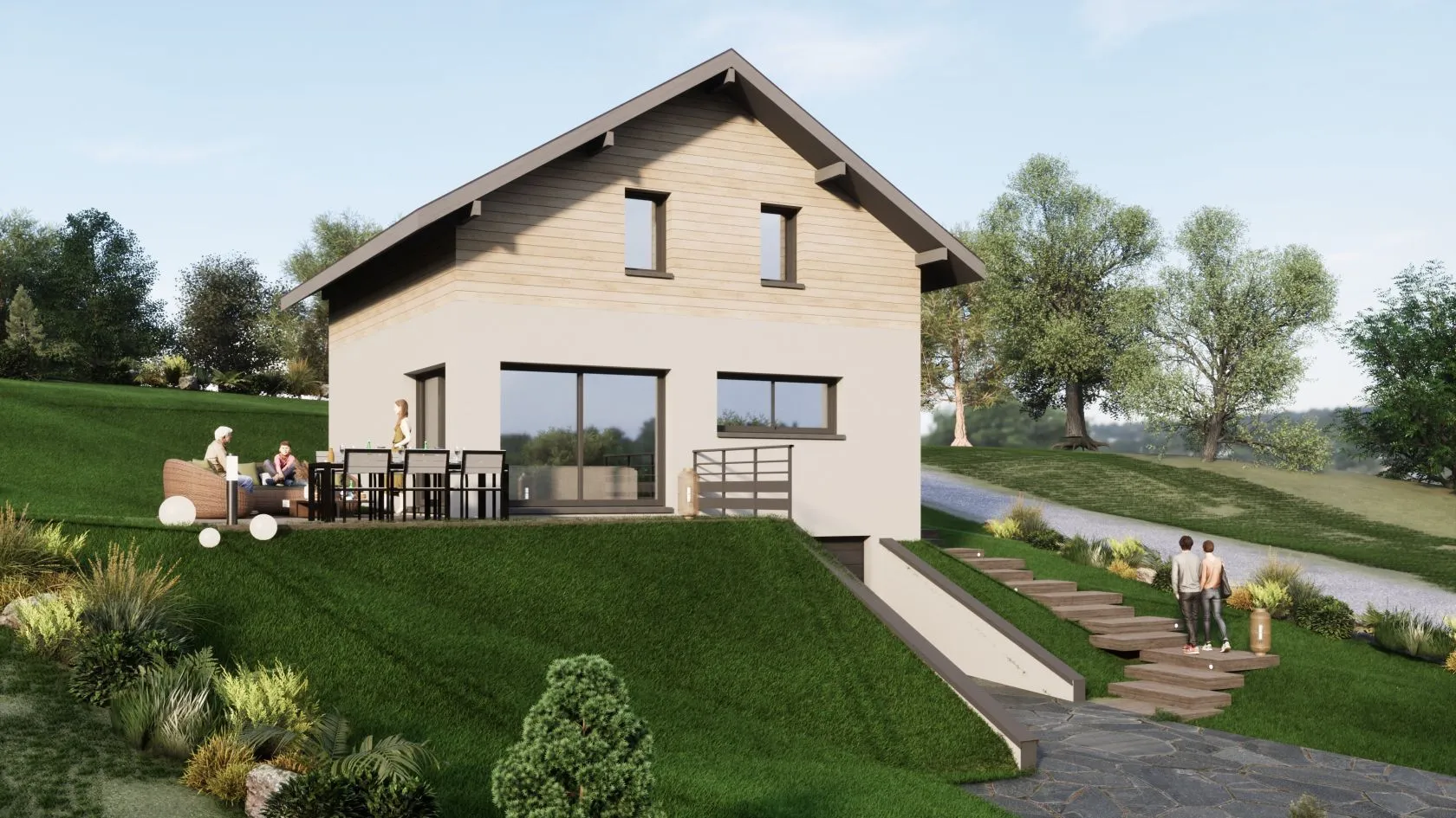 Maison neuve 102 m² à Serraval (74230)