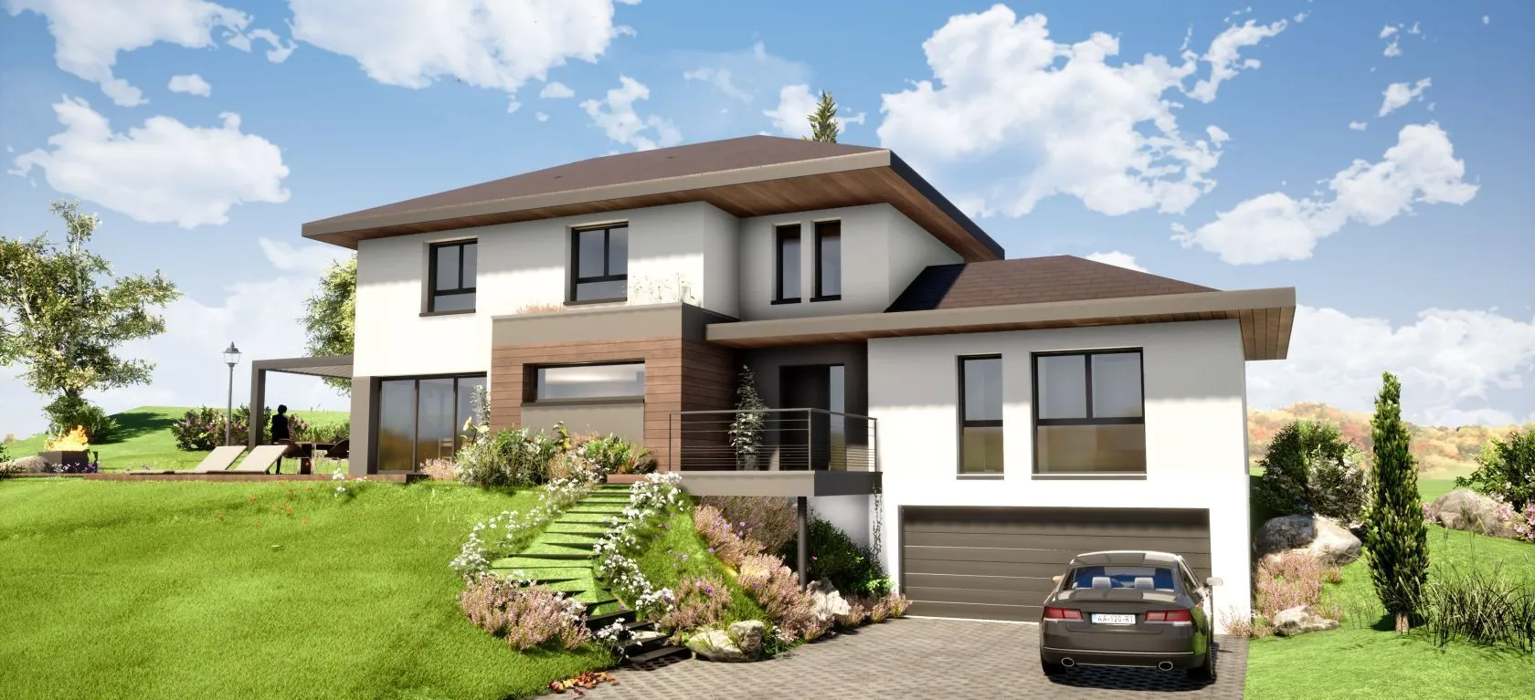 Maison neuve 141 m² à Collonges-sous-Salève (74160)