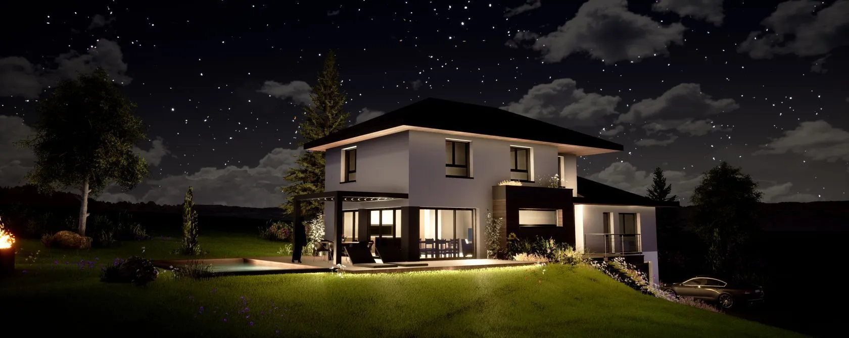 Maison neuve 141 m² à Collonges-sous-Salève (74160)