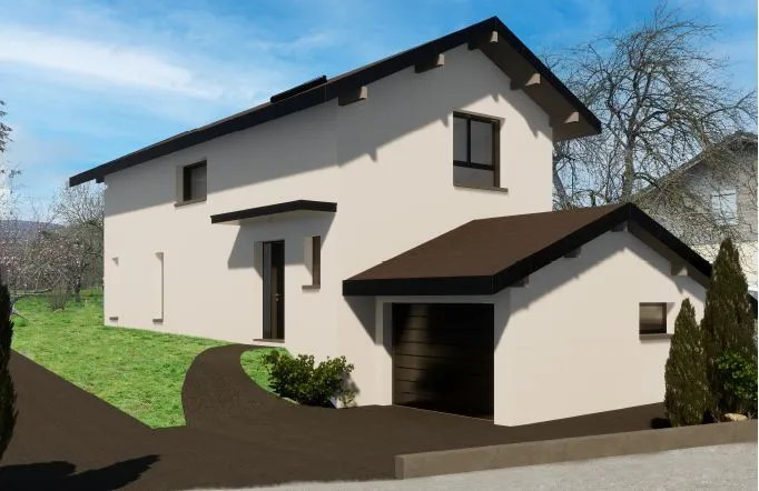 Maison neuve 128 m² à Saint-Julien-en-Genevois (74160)