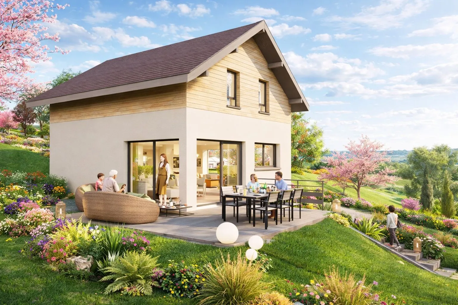 Maison neuve 102 m² à Scientrier (74930)