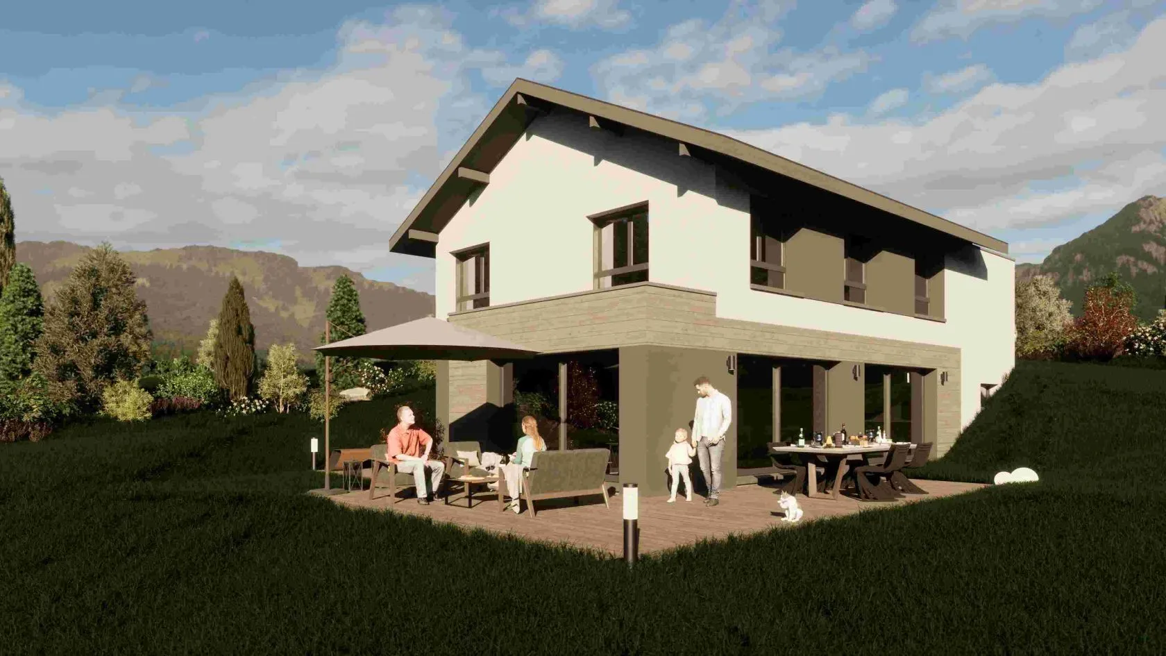 Maison neuve 110 m² à Pugny-Chatenod (73100)