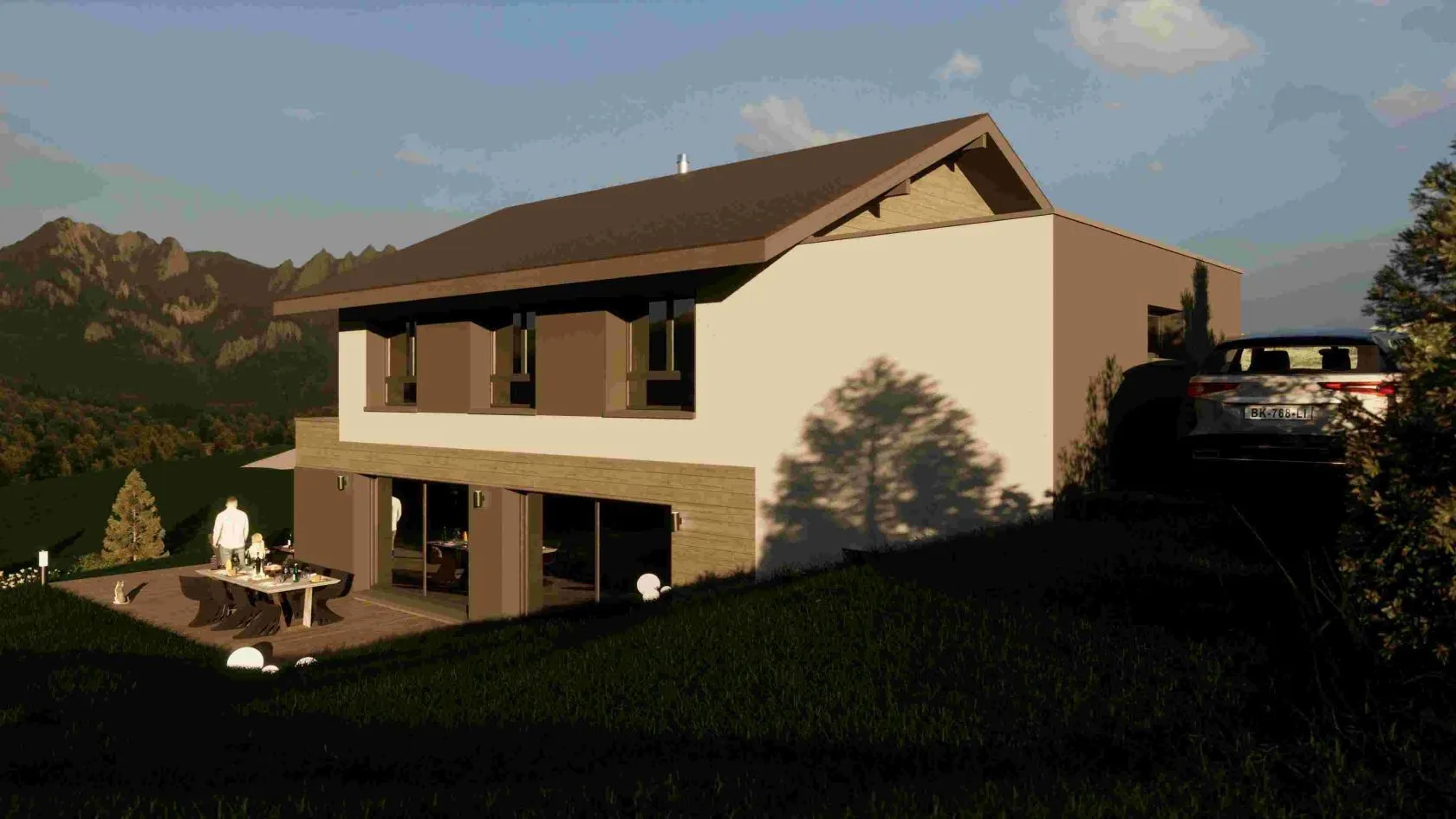 Maison neuve 110 m² à Pugny-Chatenod (73100)