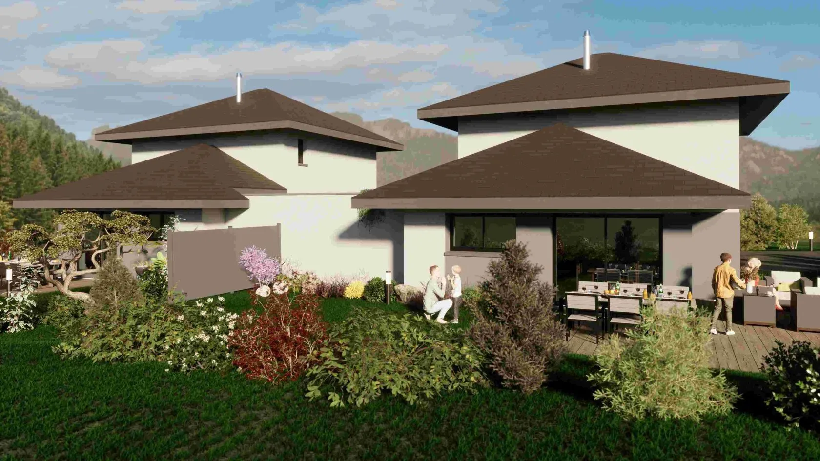 Maison neuve 107 m² à Doussard (74210)