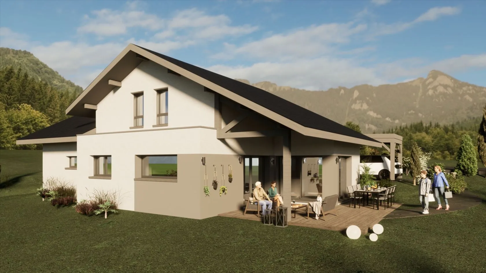 Maison neuve à Groisy