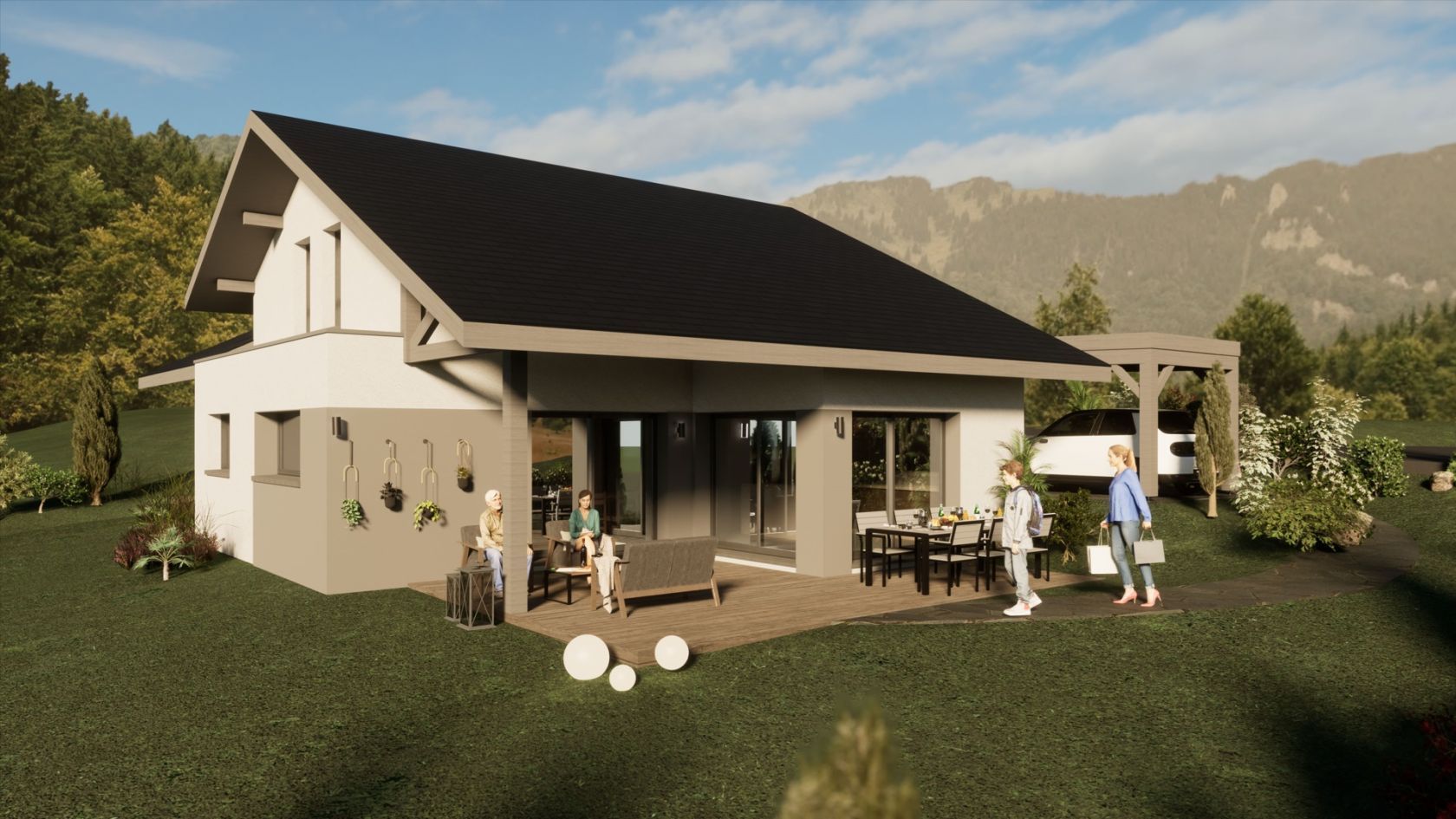 Maison neuve 123 m² à Groisy (74570)