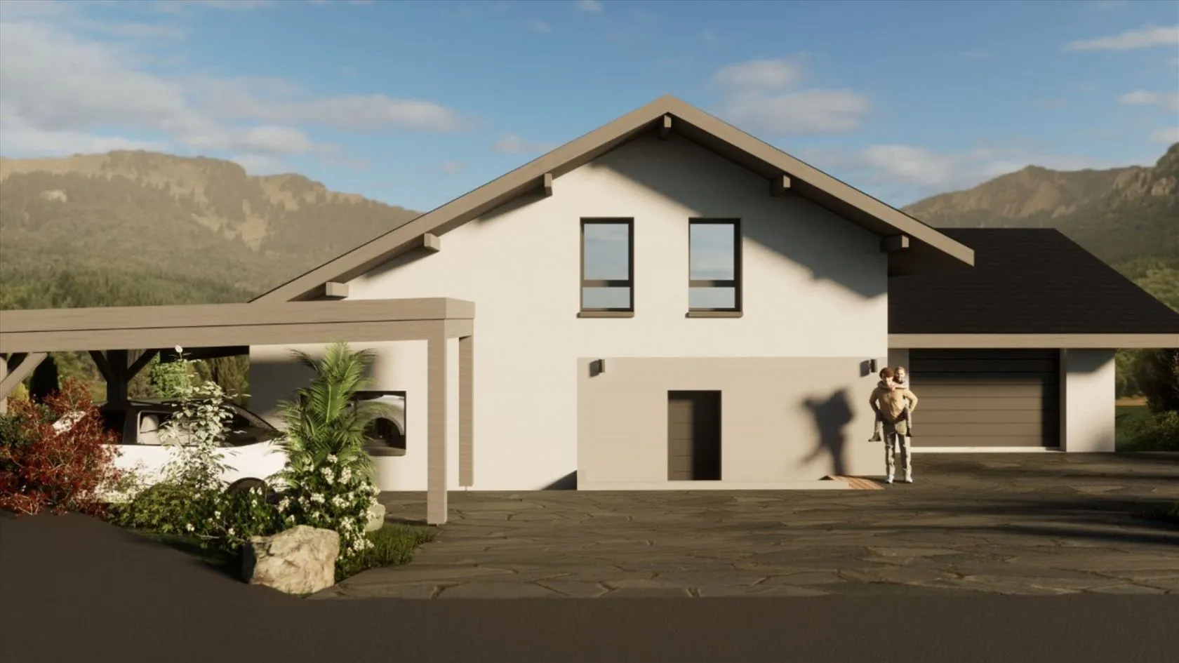 Maison neuve 123 m² à Groisy (74570)