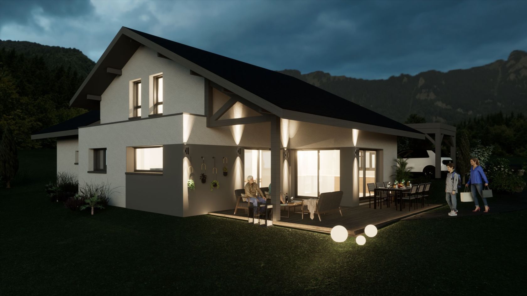 Maison neuve 123 m² à Groisy (74570)