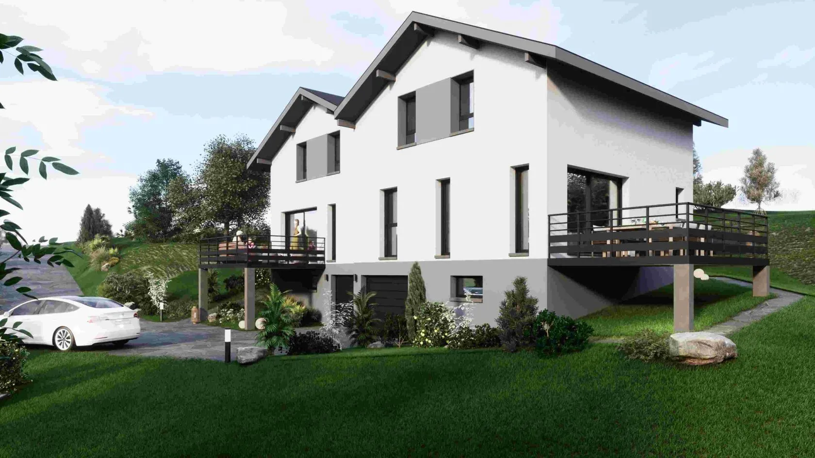 Maison neuve 91 m² à Brison-Saint-Innocent (73100)