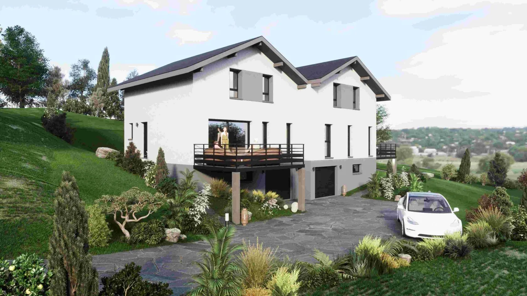 Maison neuve 91 m² à Brison-Saint-Innocent (73100)