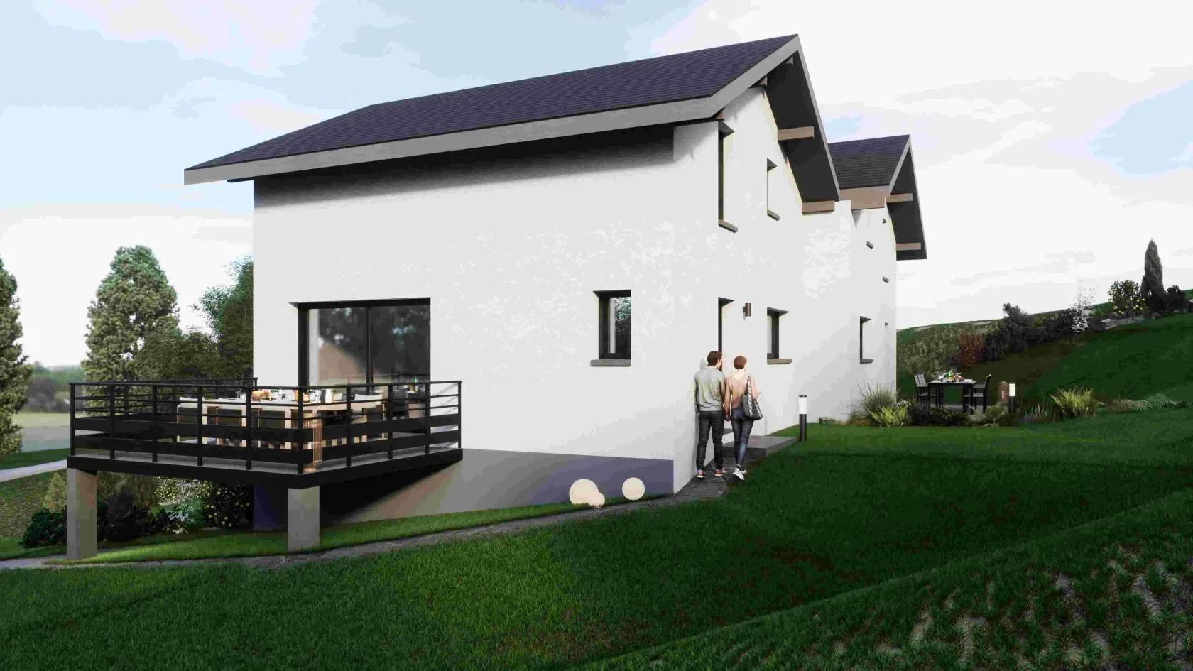 Maison neuve 91 m² à Brison-Saint-Innocent (73100)