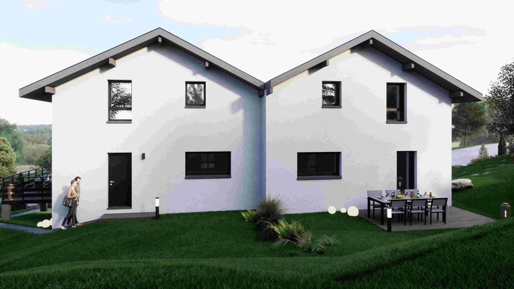 Maison neuve 91 m² à Brison-Saint-Innocent (73100)