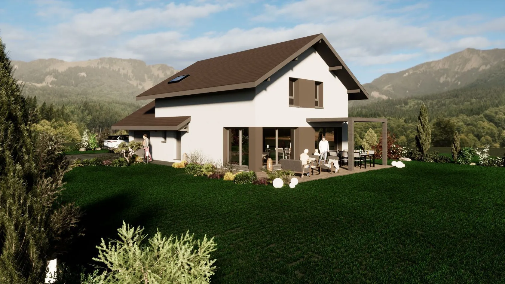 Maison neuve 110 m² à Marlioz (74270)