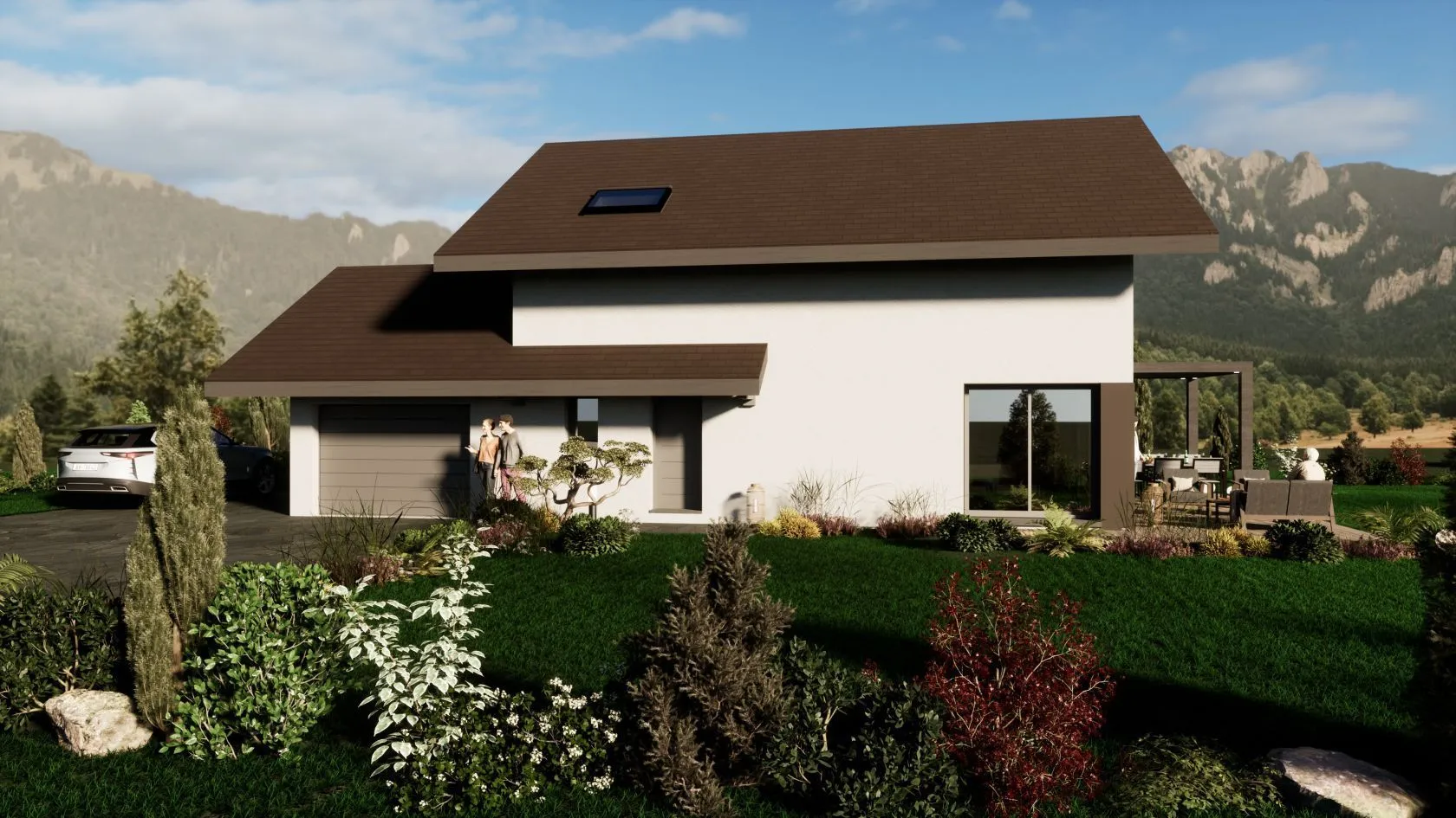 Maison neuve 110 m² à Marlioz (74270)