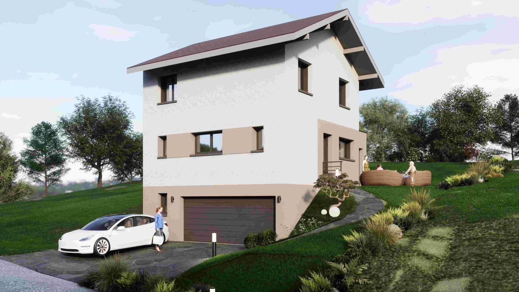 Maison neuve 97 m² à Alby-sur-Chéran (74540)