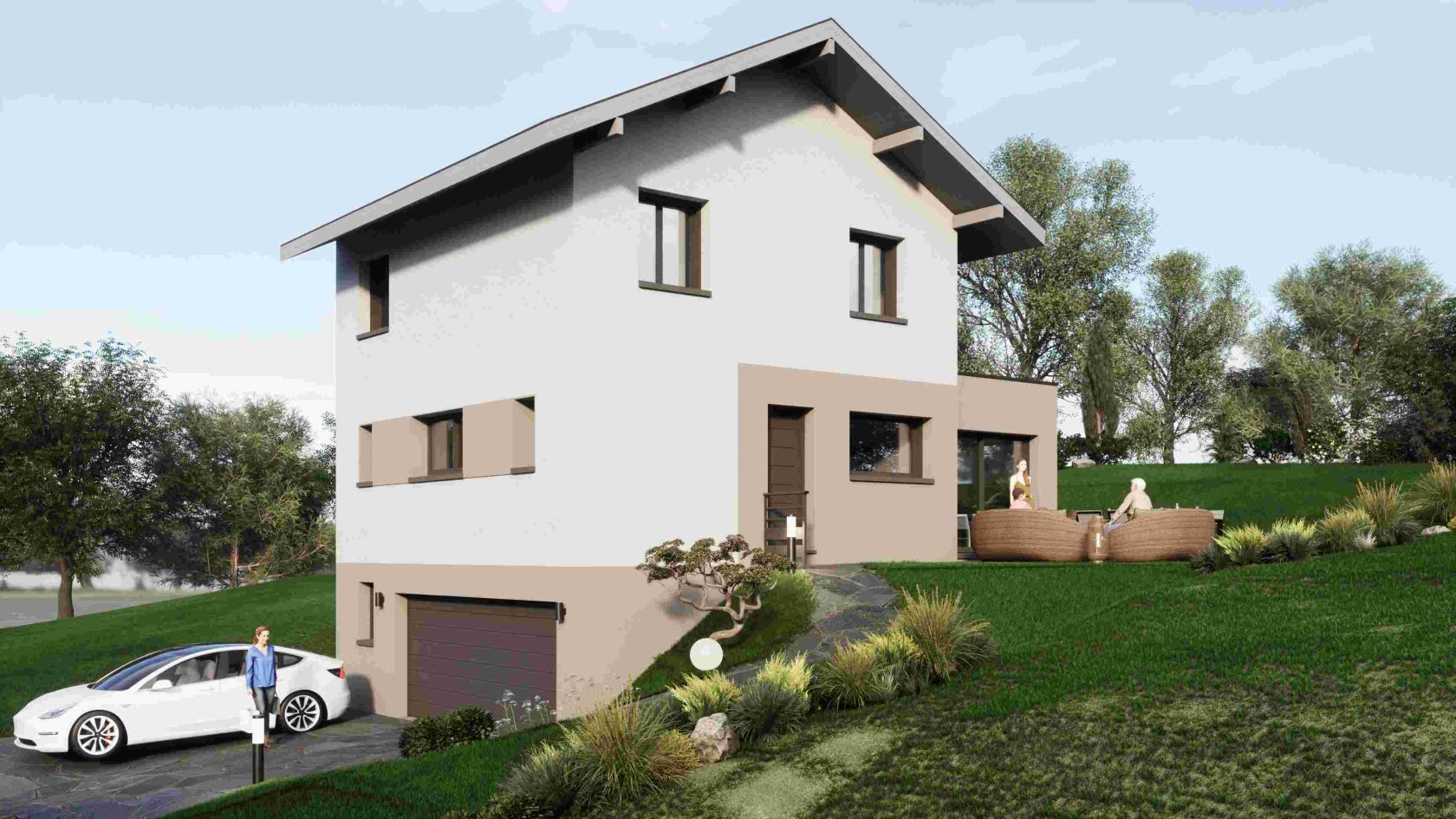 Maison neuve 97 m² à Alby-sur-Chéran (74540)