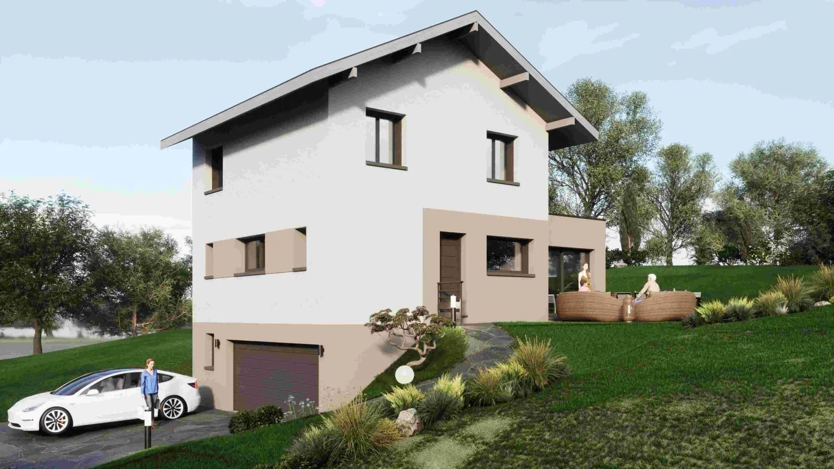 Maison neuve 97 m² à Alby-sur-Chéran (74540)