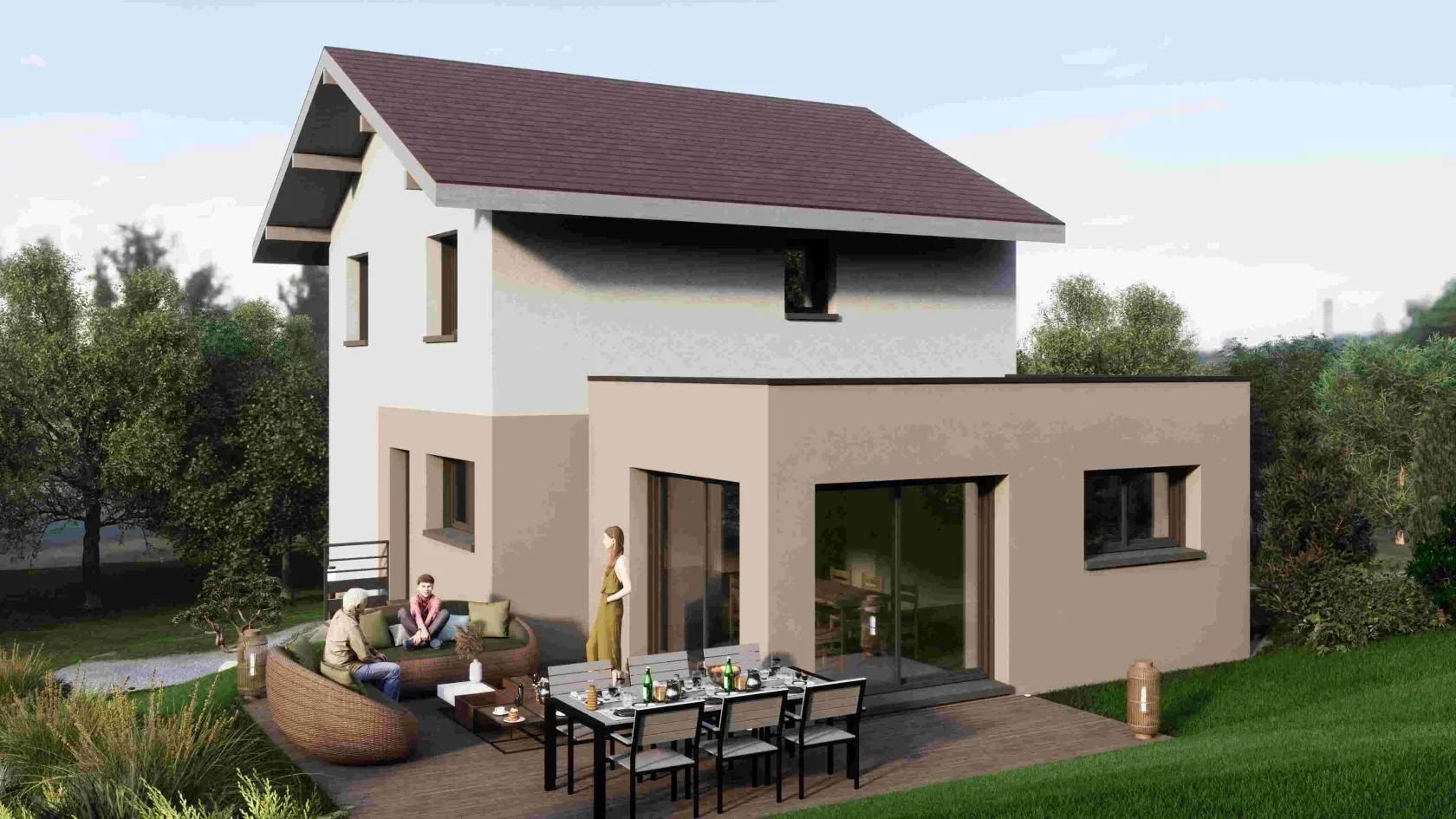 Maison neuve 97 m² à Alby-sur-Chéran (74540)