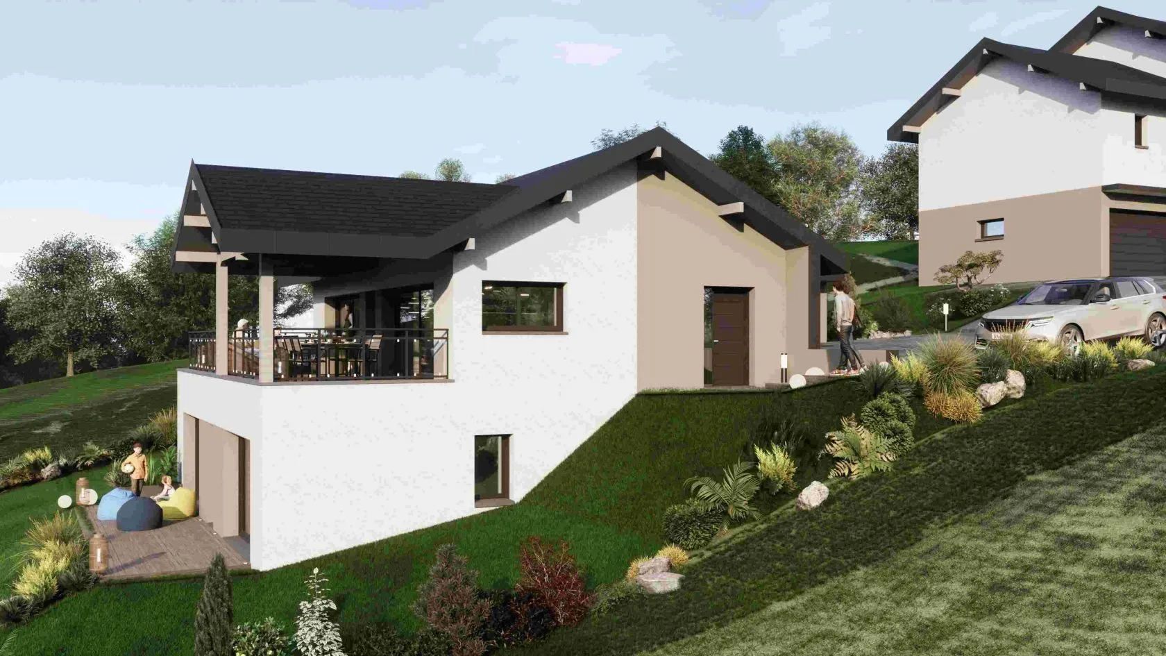 Maison neuve 136 m² à Saint-Martin-Bellevue (74370)
