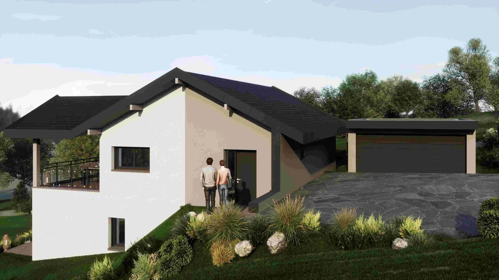 Maison neuve 136 m² à Saint-Martin-Bellevue (74370)
