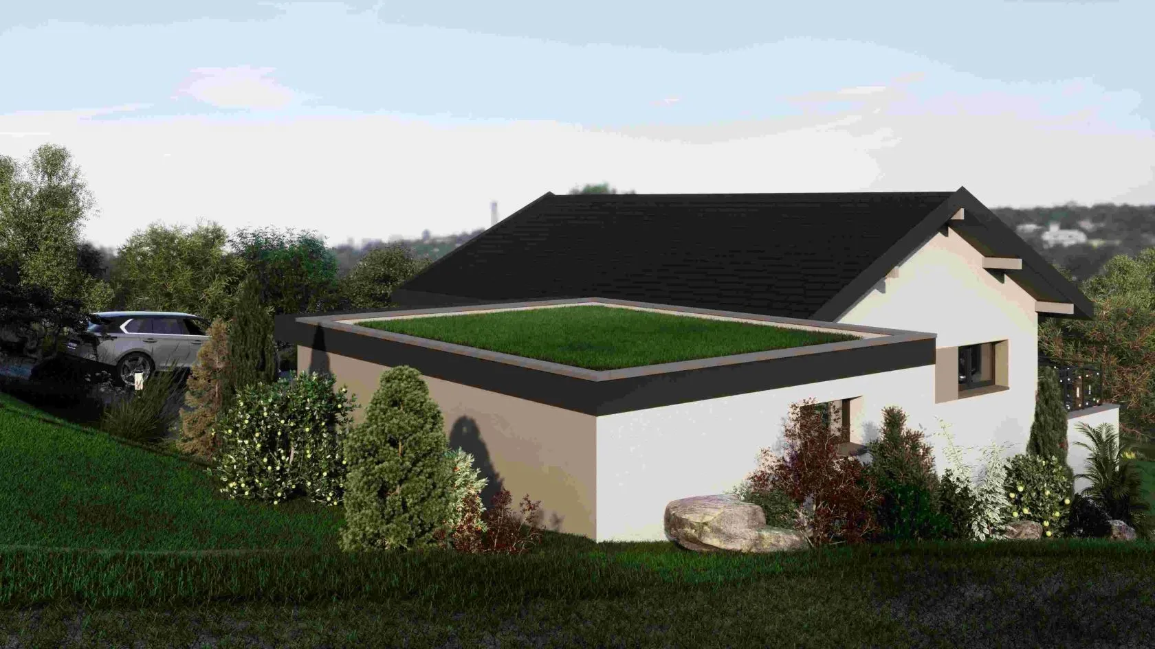 Maison neuve 136 m² à Saint-Martin-Bellevue (74370)