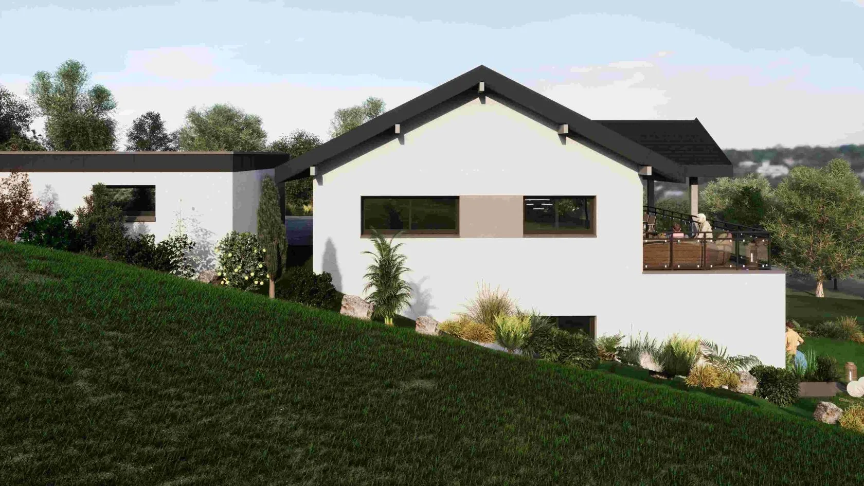 Maison neuve 136 m² à Saint-Martin-Bellevue (74370)