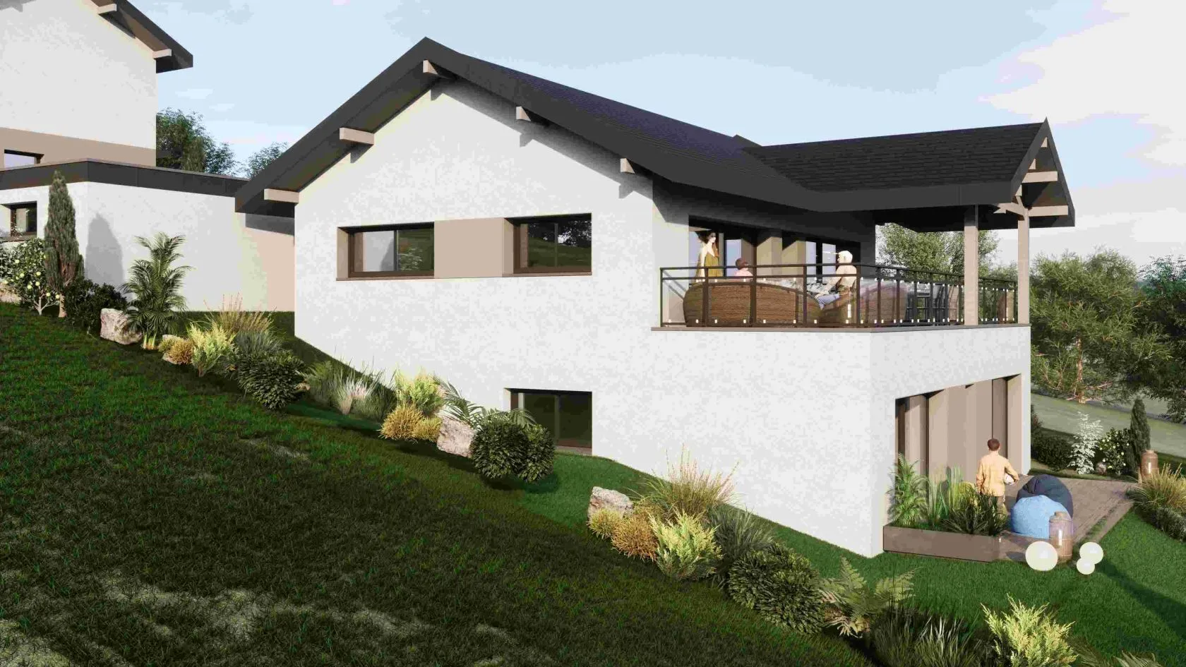 Maison neuve 136 m² à Saint-Martin-Bellevue (74370)