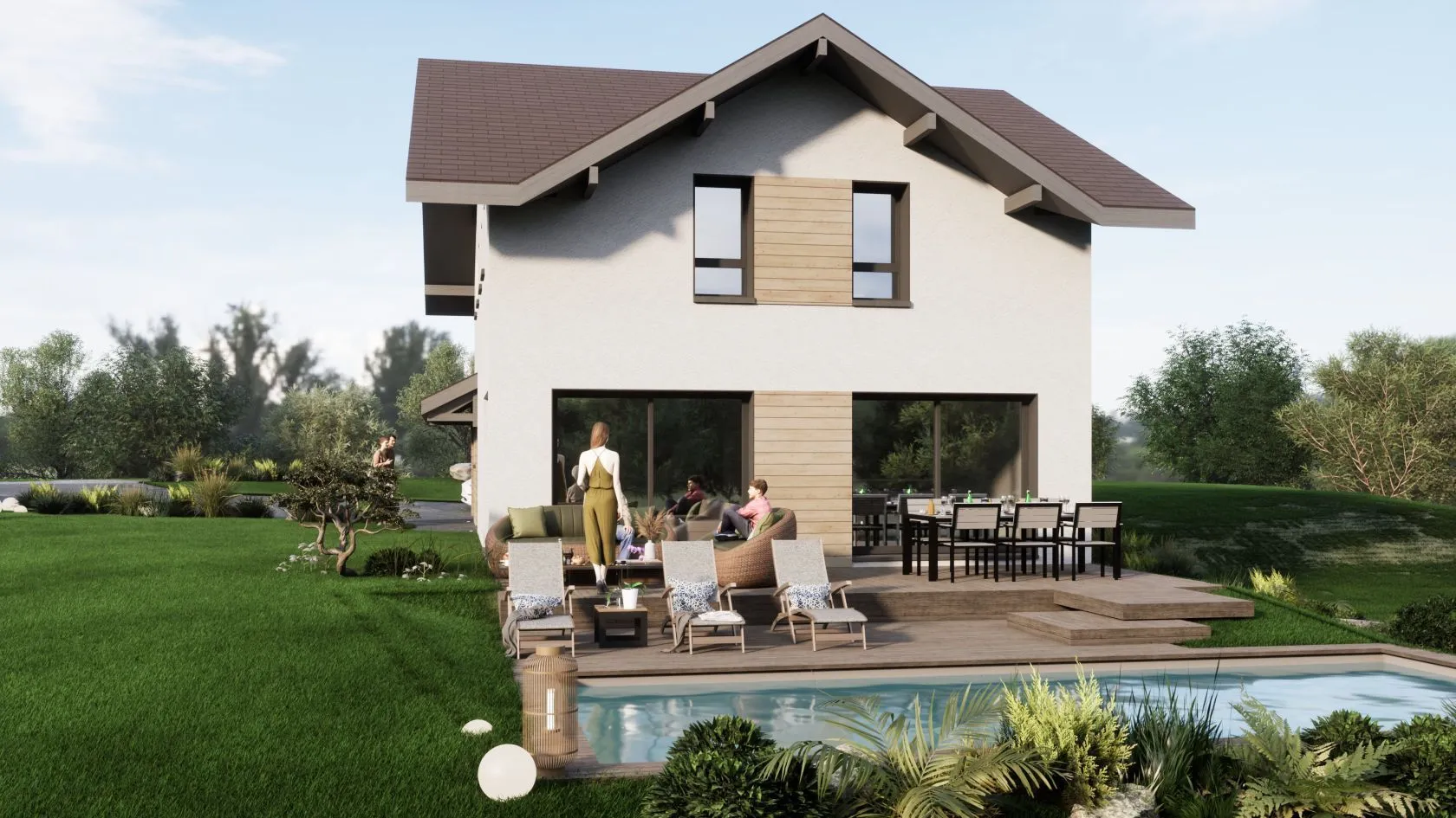 Maison neuve 110 m² à Viuz-en-Sallaz (74250)