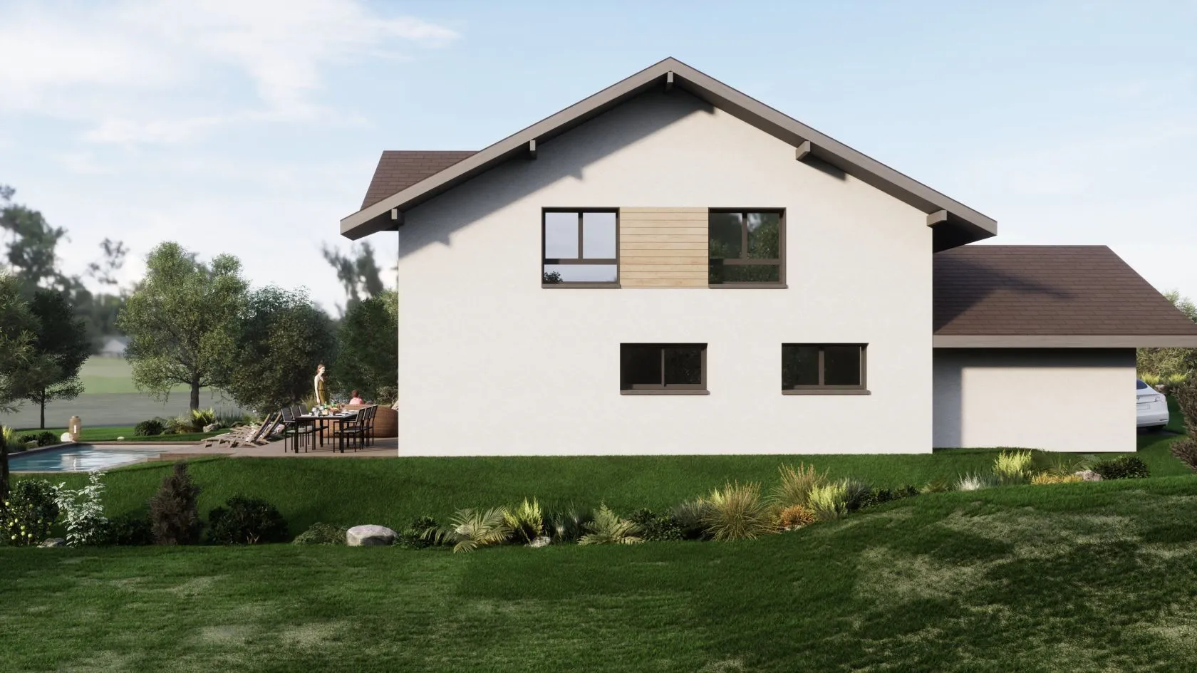 Maison neuve 110 m² à Viuz-en-Sallaz (74250)