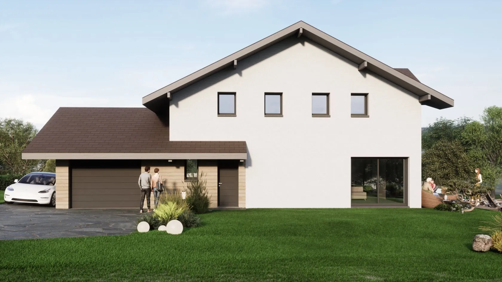 Maison neuve 110 m² à Viuz-en-Sallaz (74250)
