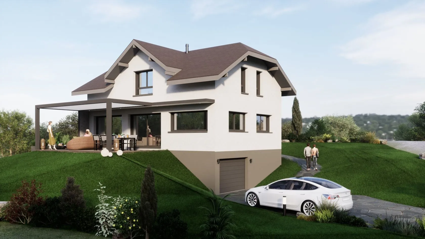 Maison neuve 135 m² à Choisy (74330)