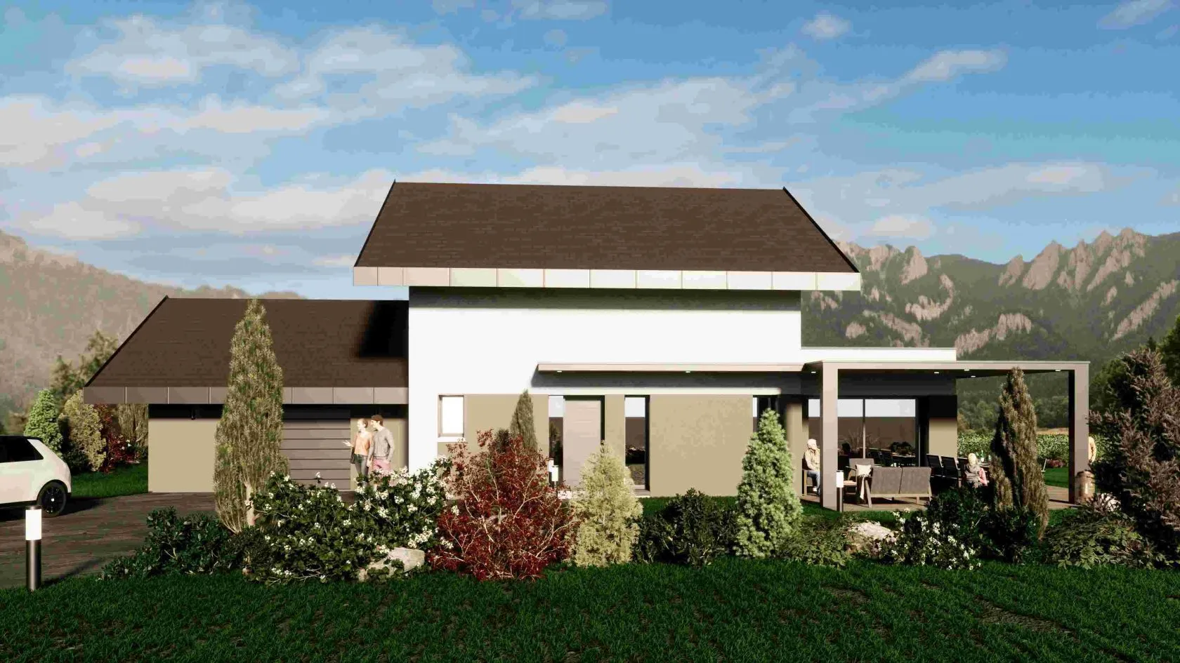 Maison neuve 130 m² à Mouxy (73100)