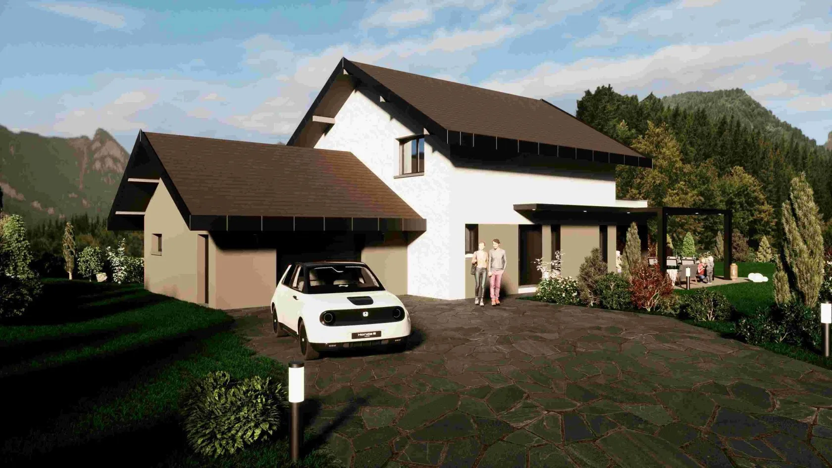 Maison neuve 130 m² à Mouxy (73100)