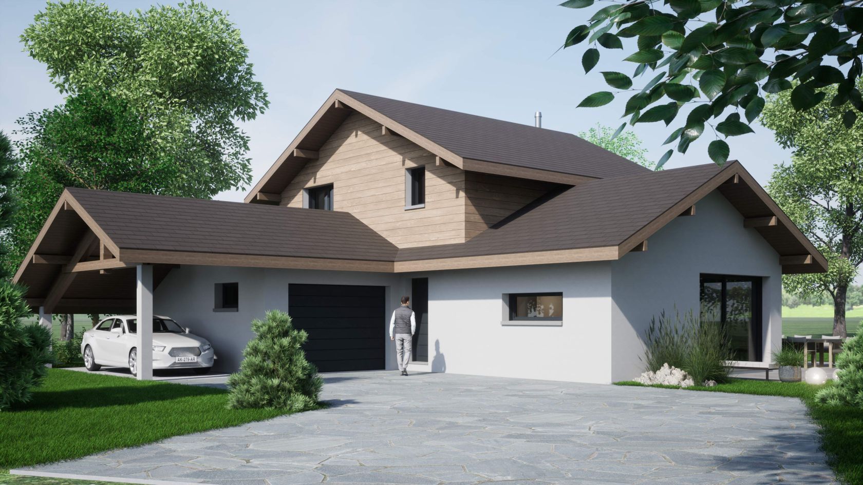 Maison neuve 120 m² à Évires (74570)