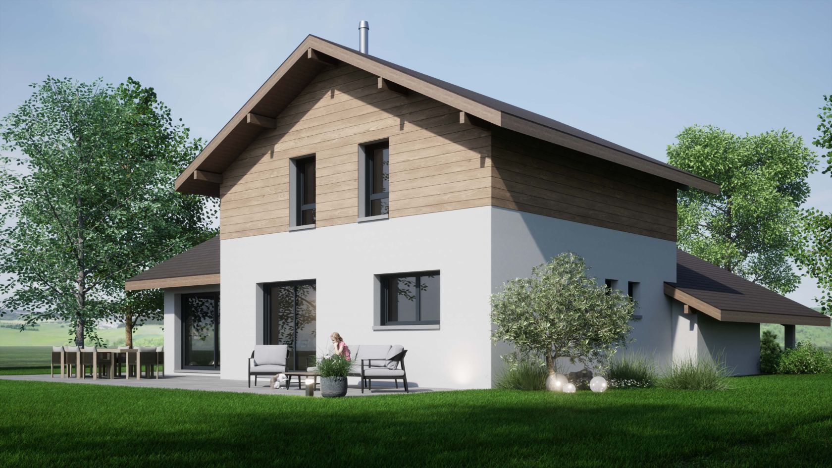 Maison neuve 120 m² à Évires (74570)