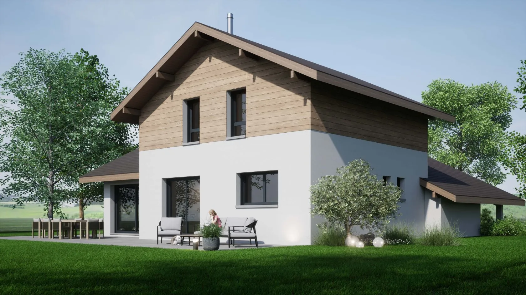 Maison neuve 120 m² à Évires (74570)