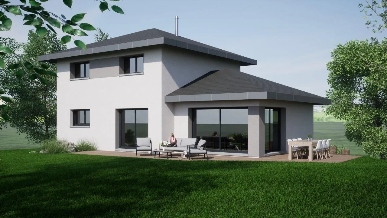 Maison neuve 135 m² à Marcellaz (74250)