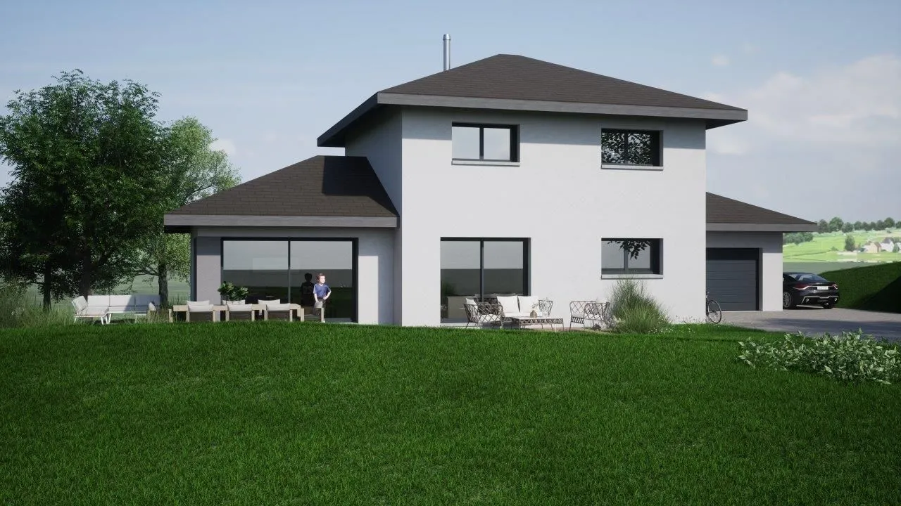 Maison neuve 126 m² à Marcellaz (74250)