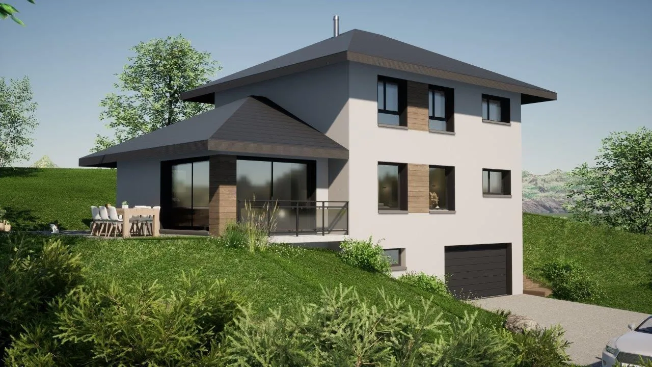 Maison neuve 106 m² à Lyaud (74200)