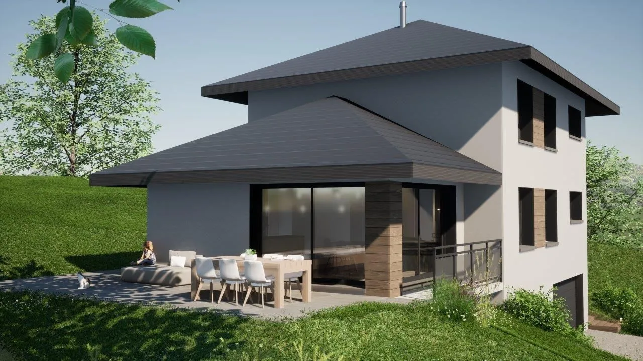 Maison neuve 106 m² à Lyaud (74200)