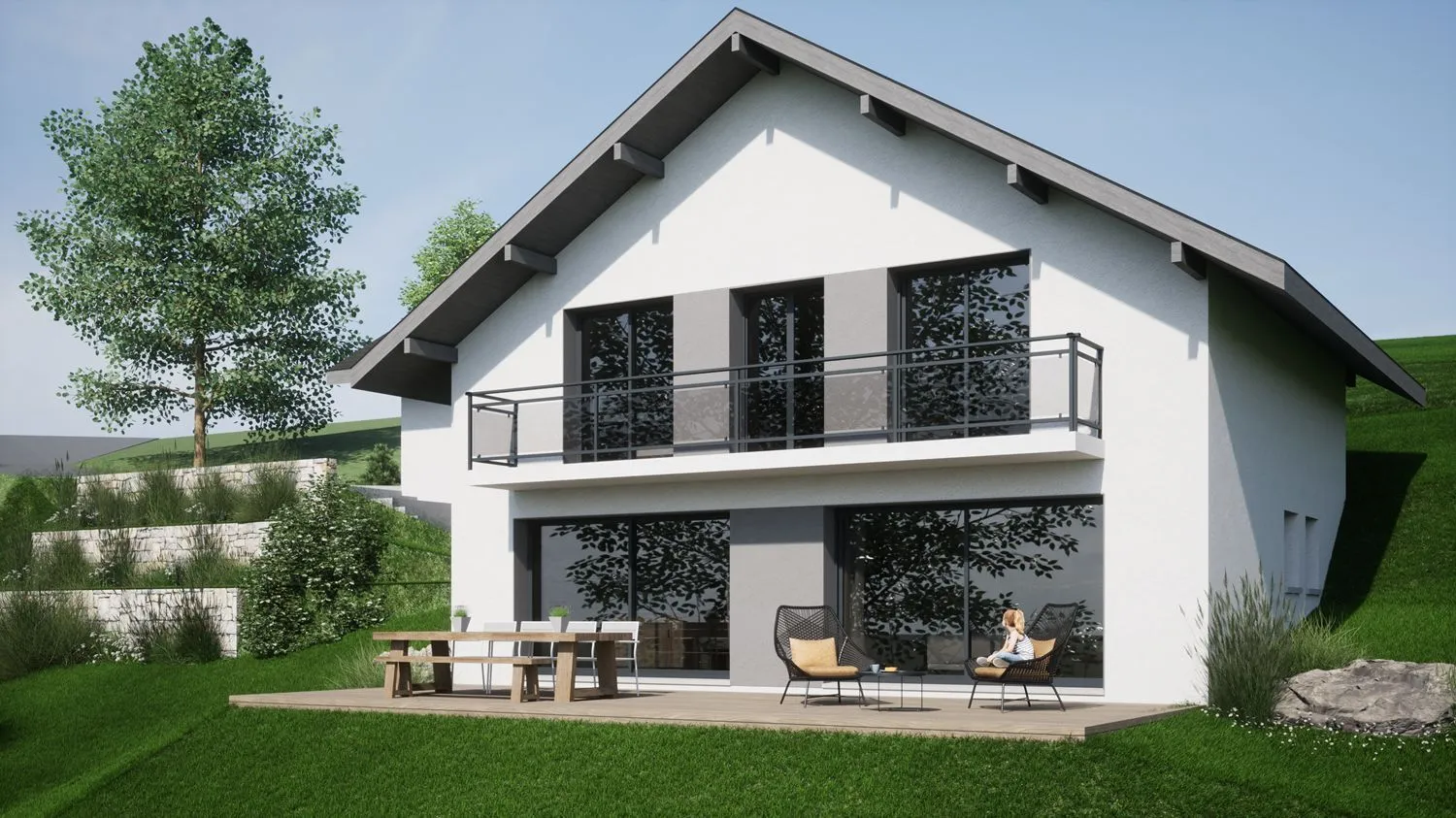 Maison neuve 130 m² à Publier (74500)