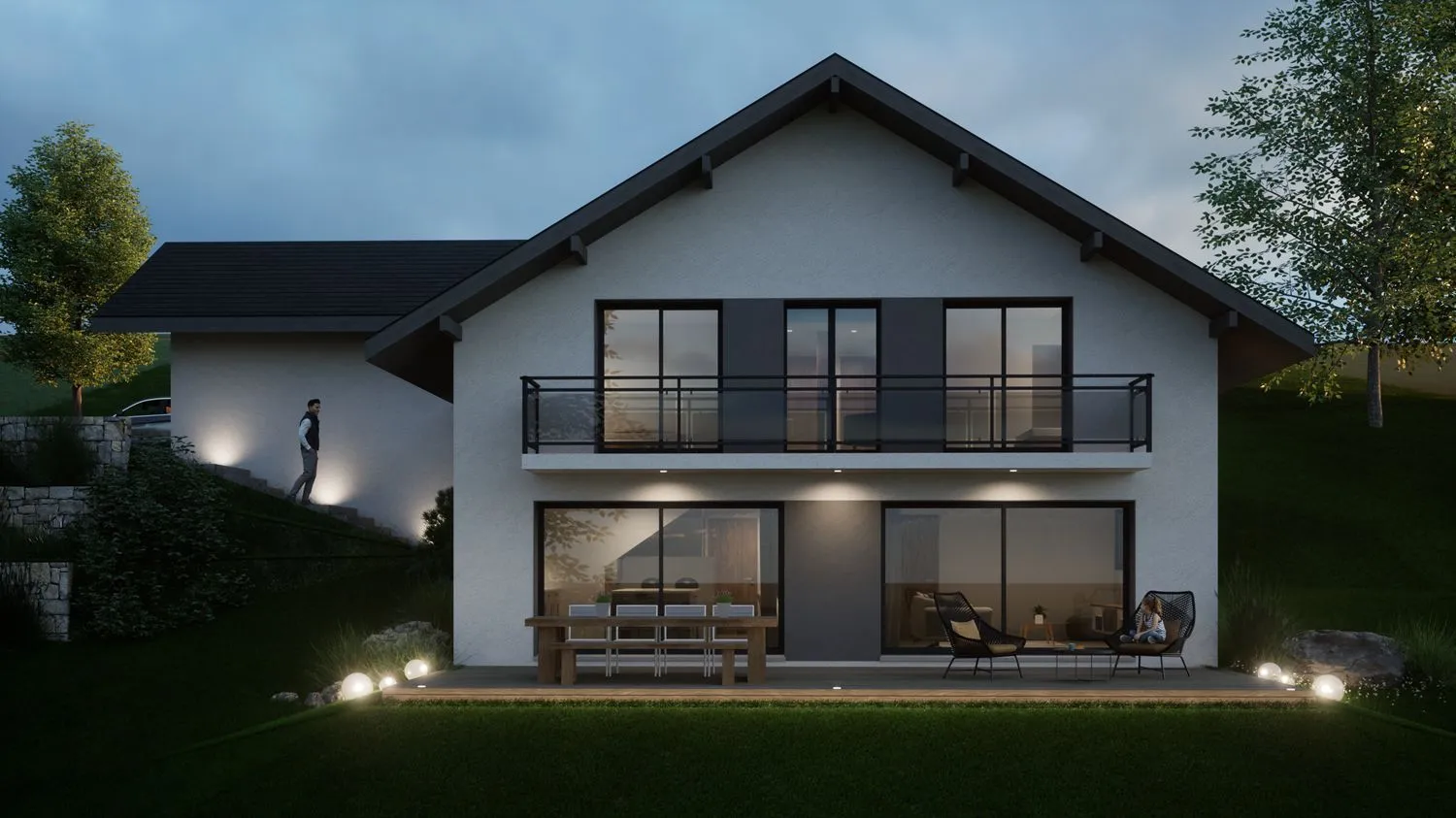 Maison neuve 130 m² à Publier (74500)