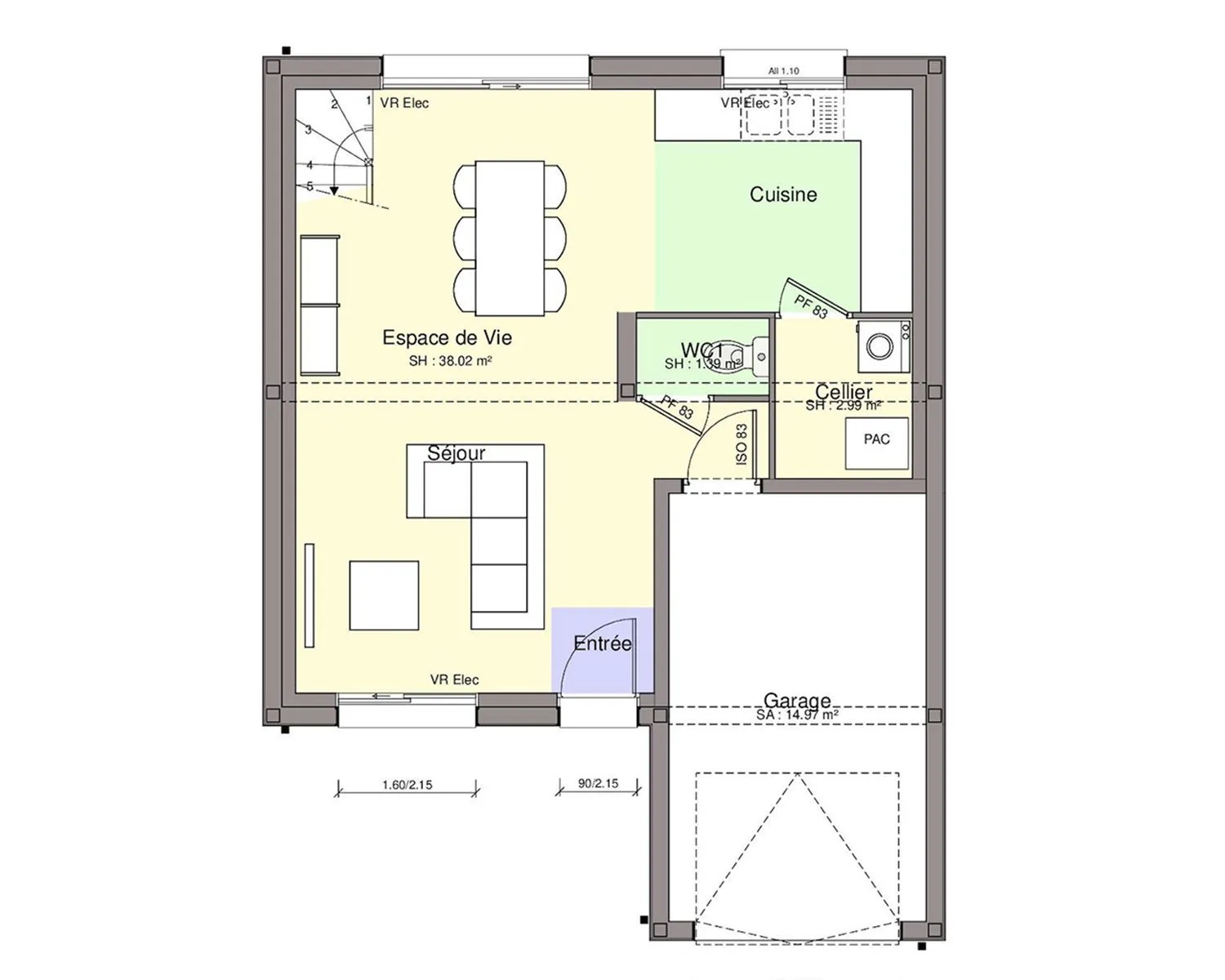 Maison neuve 88 m² à Nantes (44000)