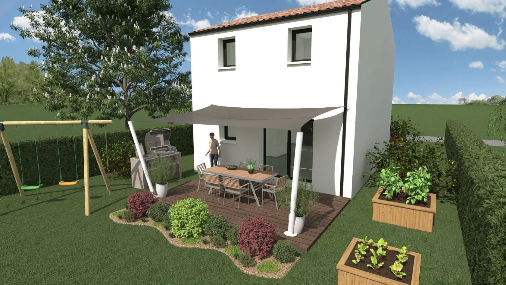 Maison neuve 77 m² à Bouguenais (44340)