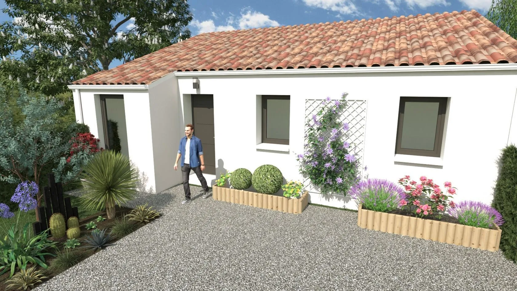 Maison neuve 74 m² à Montbert (44140)
